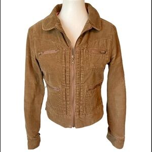 Roxy Vintage Corduroy Moto Utility Jacket Sz S